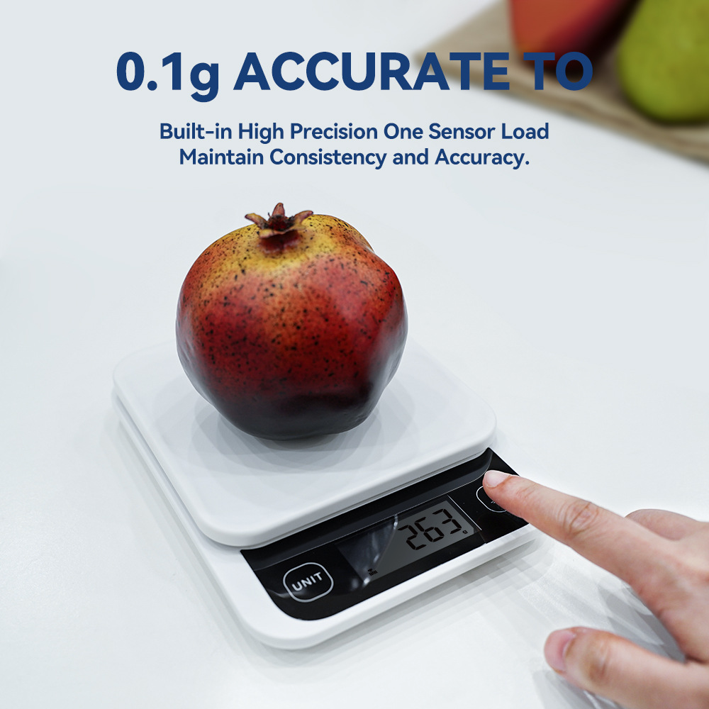 Smart Bluetooth Kitchen Nutrition Scale with Calorie Calculator App
