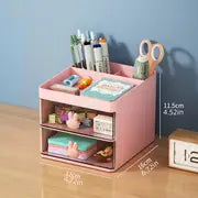 Cute Cartoon Rabbit Pen Holder - Large Capacity Storage Box