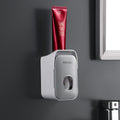 Wall-Mounted Toothbrush Holder and Toothpaste Squeezer Set