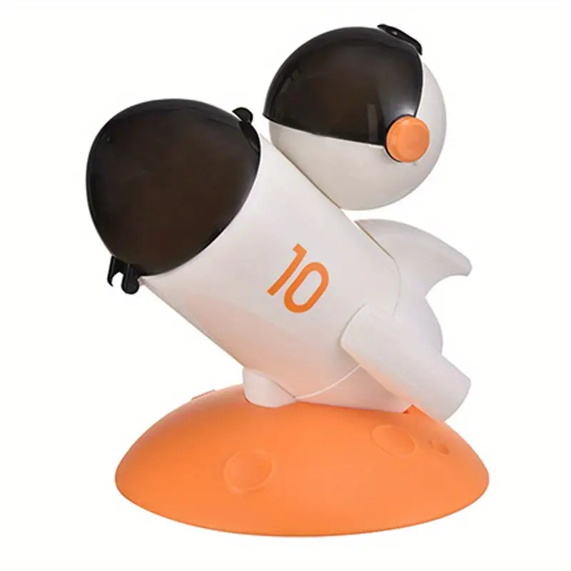 Cute Rocket Pen Holder for Students and Office Decor