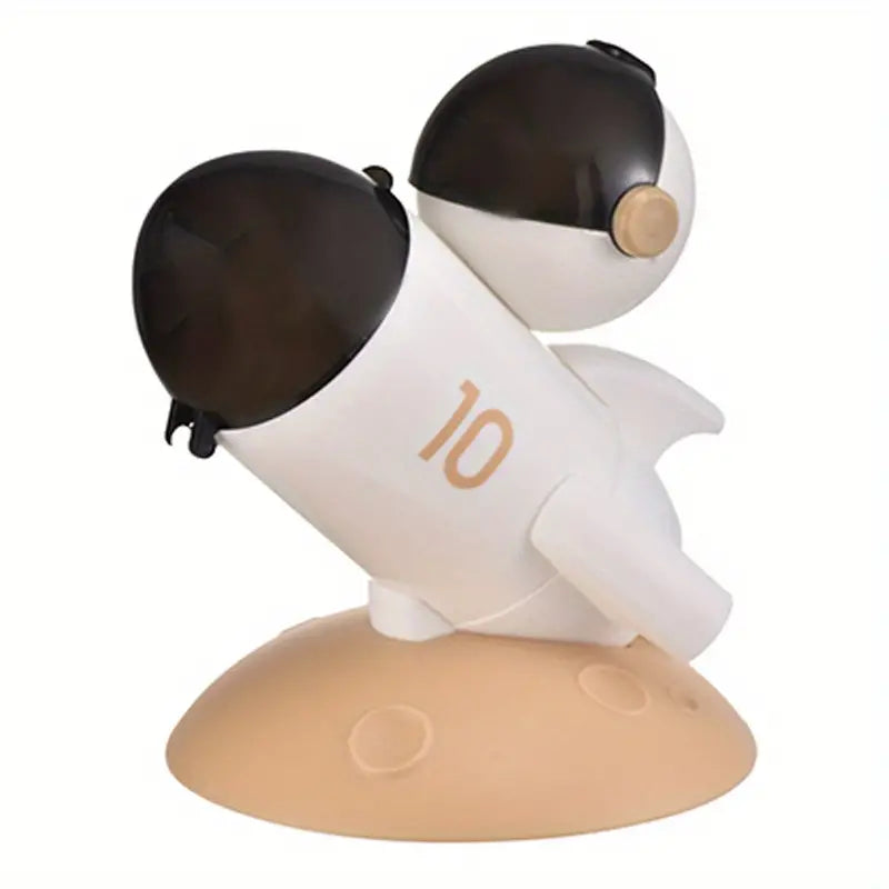 Cute Rocket Pen Holder for Students and Office Decor