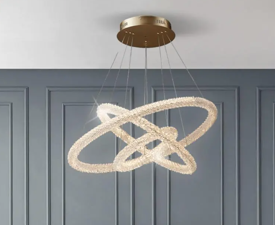 Crystal Ring Chandelier
