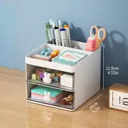 Cute Cartoon Rabbit Pen Holder - Large Capacity Storage Box