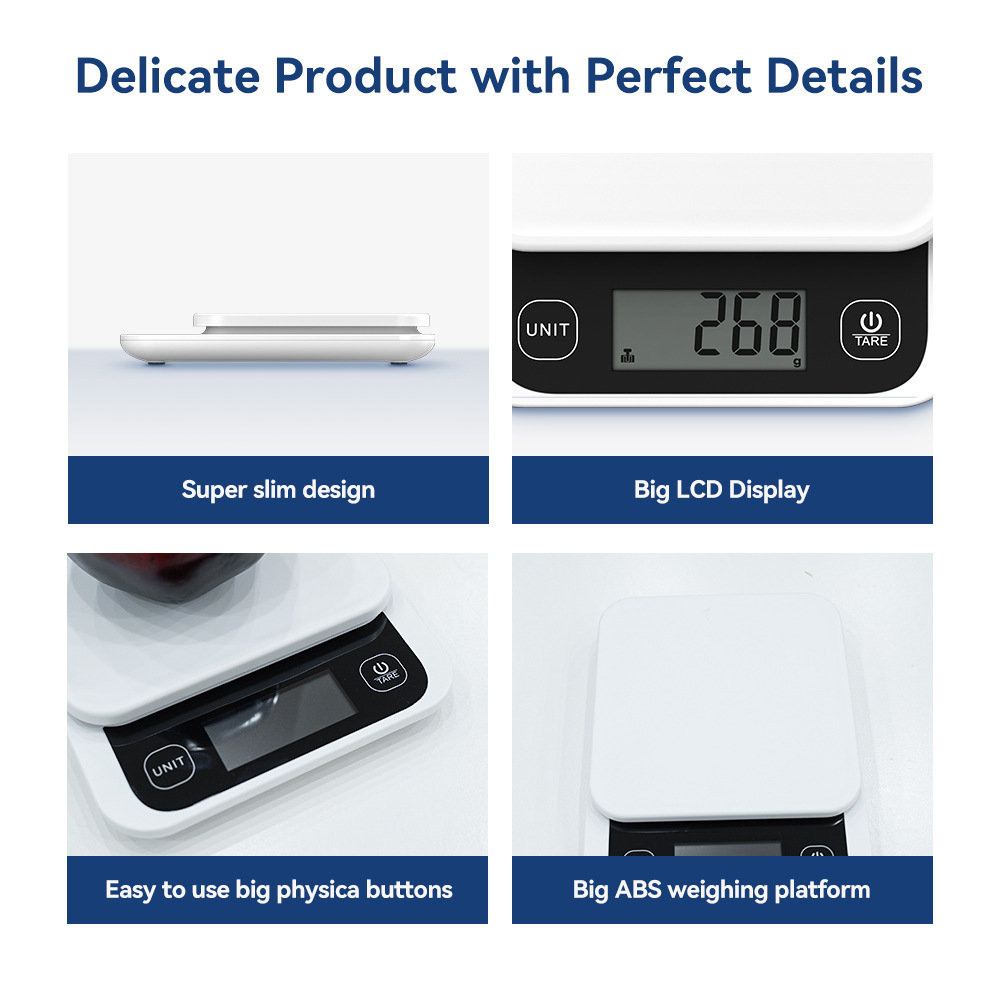 Smart Bluetooth Kitchen Nutrition Scale with Calorie Calculator App